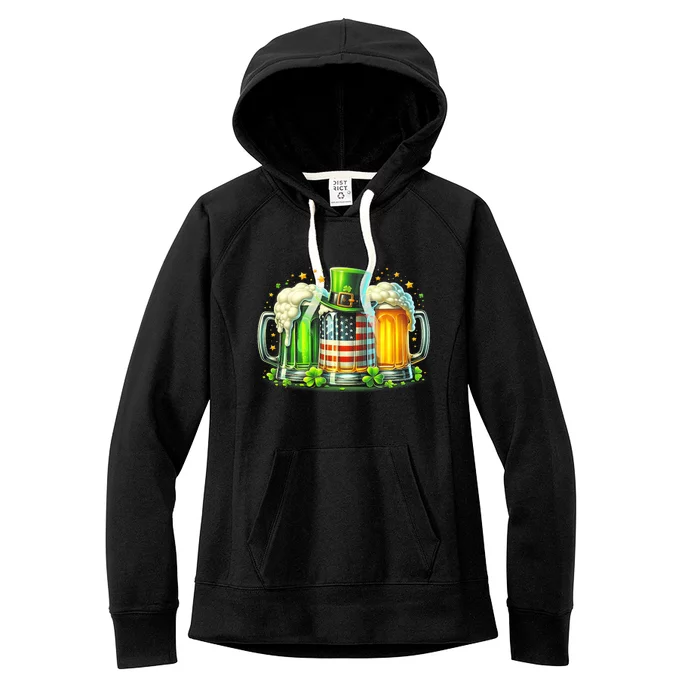 Irish Beer Ireland St Patricks Day Drinking Party Women's Fleece Hoodie