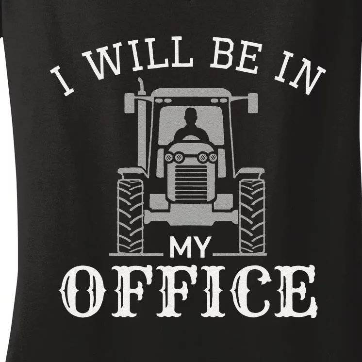 I'll Be In My Office Gardening Funny Gardener Women's V-Neck T-Shirt