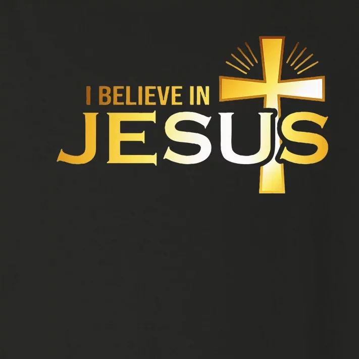 I Believe In Jesus Christian Toddler Long Sleeve Shirt