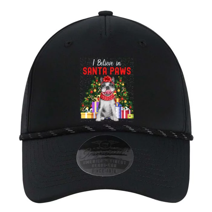 I Believe In Santa Paws Cute French Bulldog Christmas Cute Gift Performance The Dyno Cap