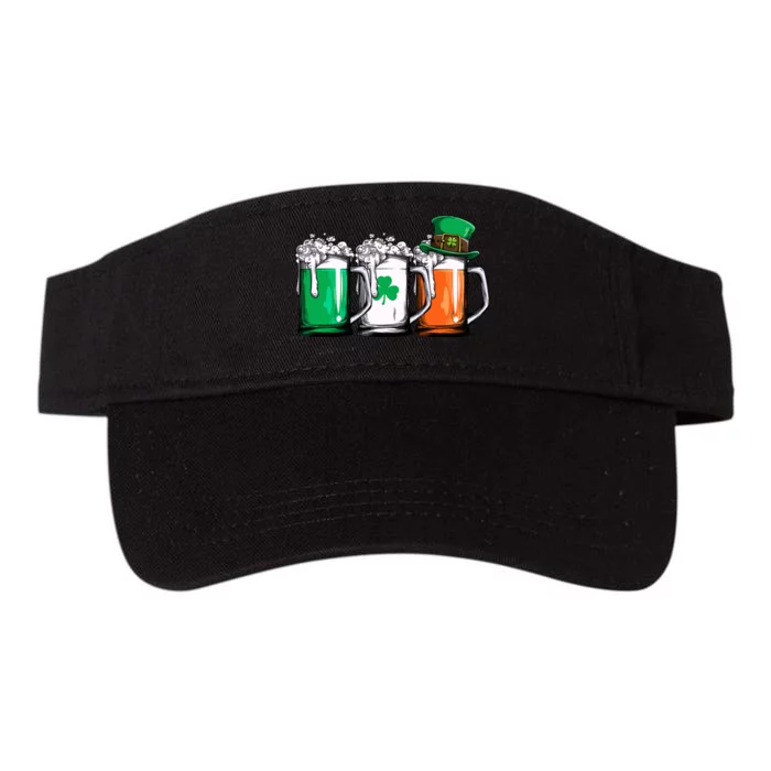 Irish Beer Ireland Flag St Patricks Day Leprechaun Valucap Bio-Washed Visor