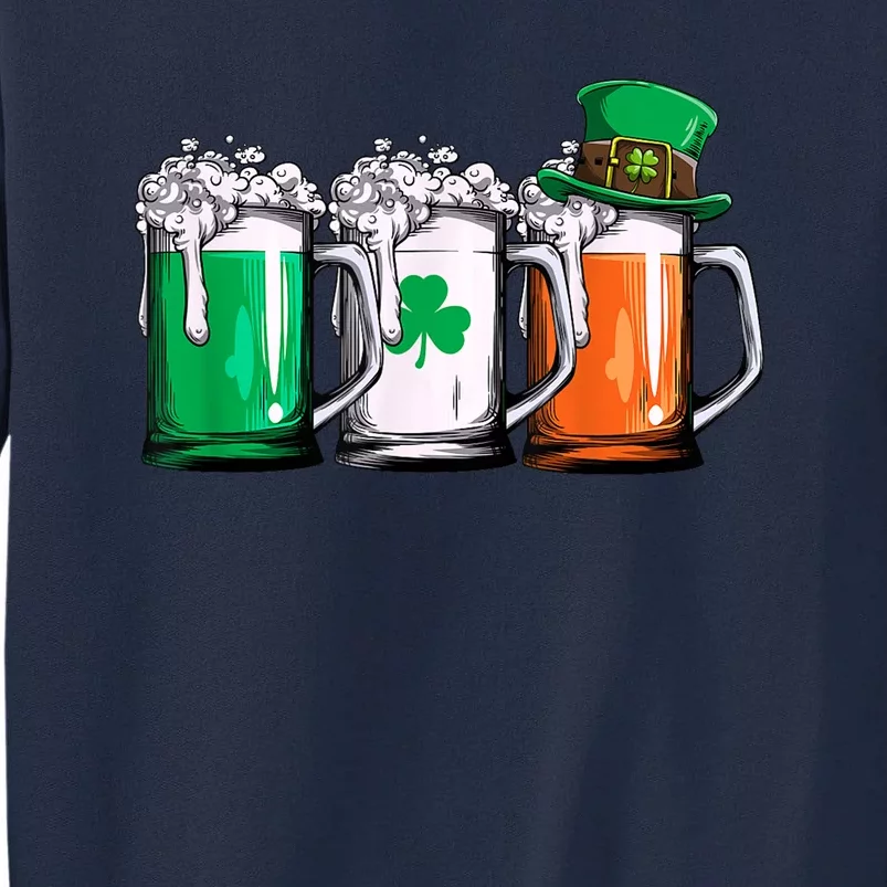 Irish Beer Ireland Flag St Patricks Day Tall Sweatshirt