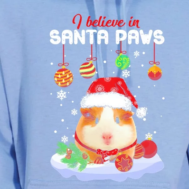 I Believe In Santa Paws Guinea Pig Xmas Gift Unisex Surf Hoodie