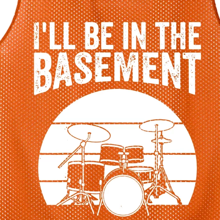 ILl Be In The Basement Mesh Reversible Basketball Jersey Tank