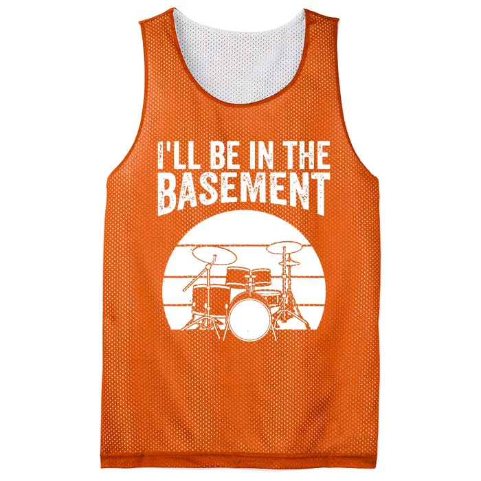 ILl Be In The Basement Mesh Reversible Basketball Jersey Tank