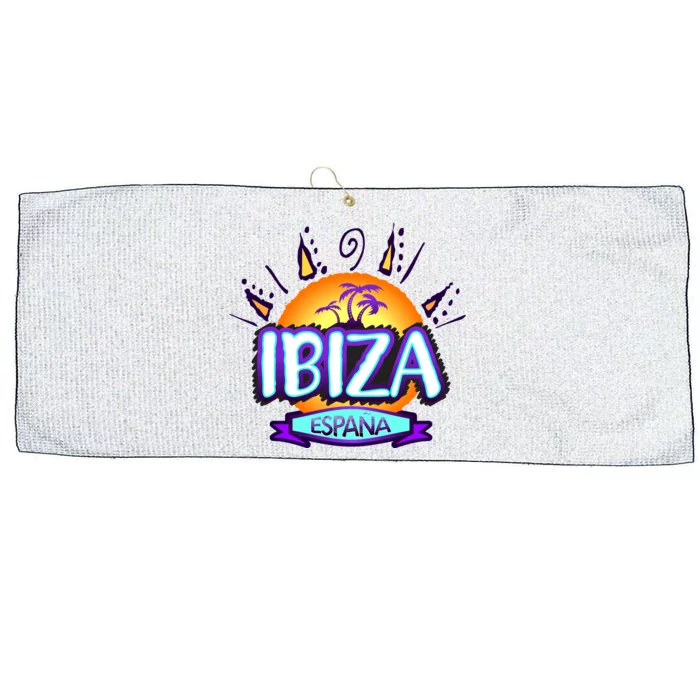 Ibiza Espana Large Microfiber Waffle Golf Towel