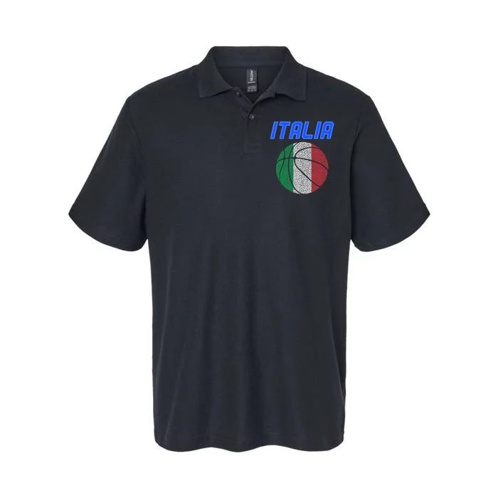 Italy Basketball Jersey Flag Italia Softstyle Adult Sport Polo