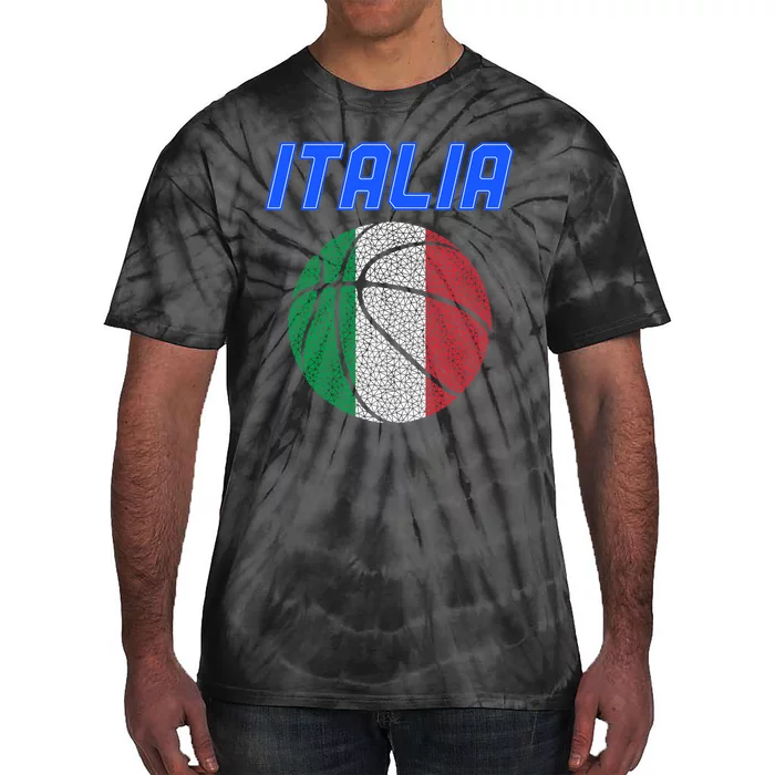 Italy Basketball Jersey Flag Italia Tie-Dye T-Shirt