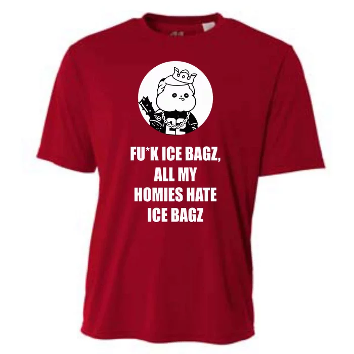 Ice Bagz Kol Fuck Ice Bagz All My Homies Hate Ice Bagz Cooling Performance Crew T-Shirt