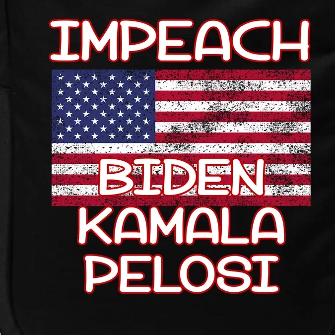 Impeach Biden Kamala Pelosi Impact Tech Backpack