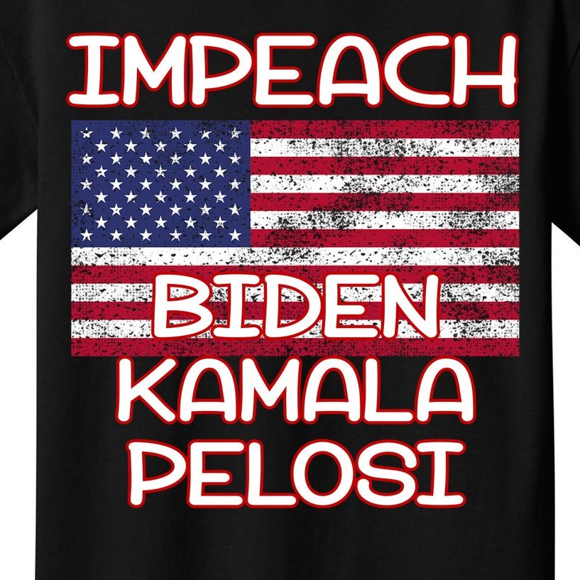 Impeach Biden Kamala Pelosi Kids T-Shirt