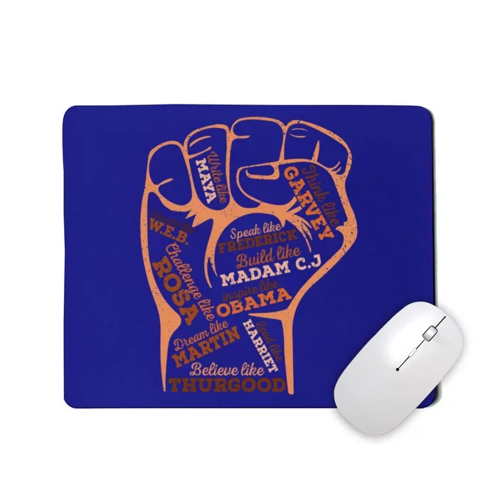 Inspiring Black Leaders Black History Month Juneteenth Funny Gift Mousepad