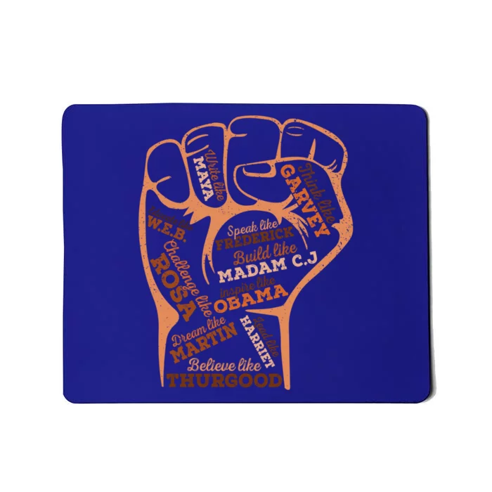 Inspiring Black Leaders Black History Month Juneteenth Funny Gift Mousepad