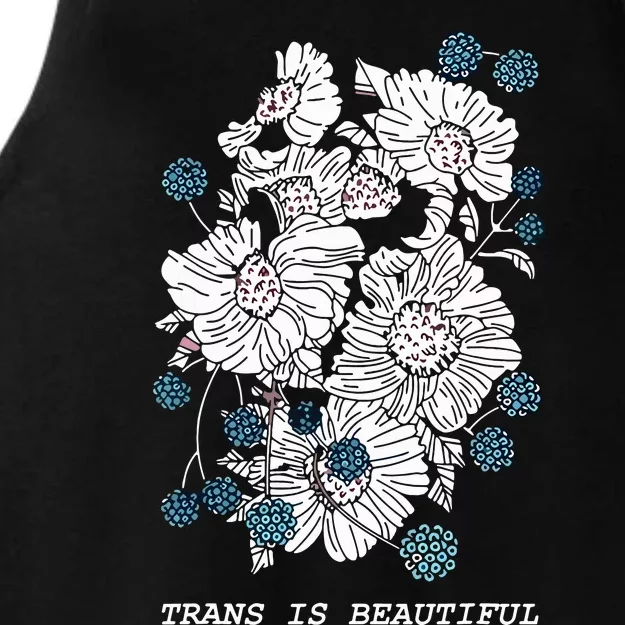 Is Beautiful Lgbt Pride Month Lgbtq Ally Ladies Tri-Blend Wicking Tank