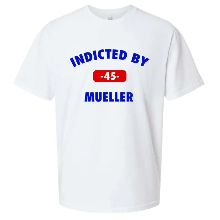 INDICTED BY MUELLER | 45th President Trump News Sueded Cloud Jersey T-Shirt