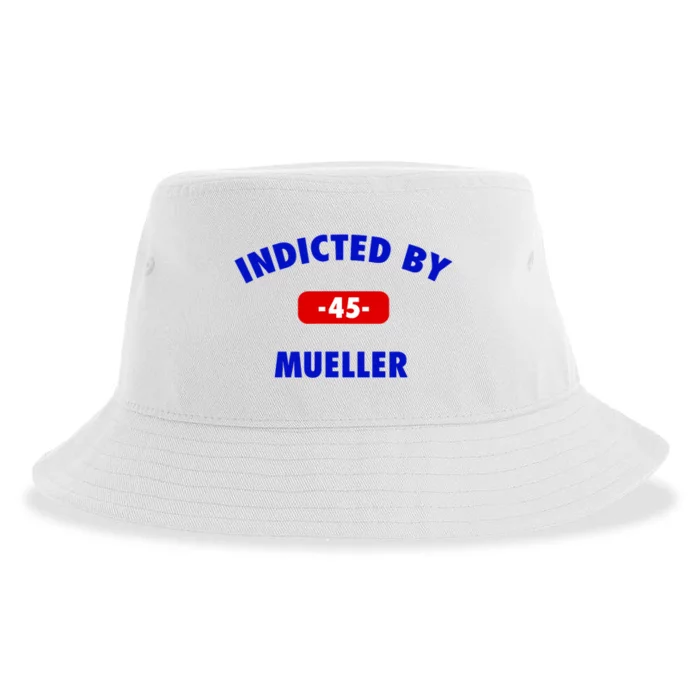 INDICTED BY MUELLER | 45th President Trump News Sustainable Bucket Hat