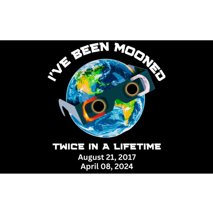 IVe Been Mooned Twice In A Lifetime Total Solar Eclipse Bumper Sticker