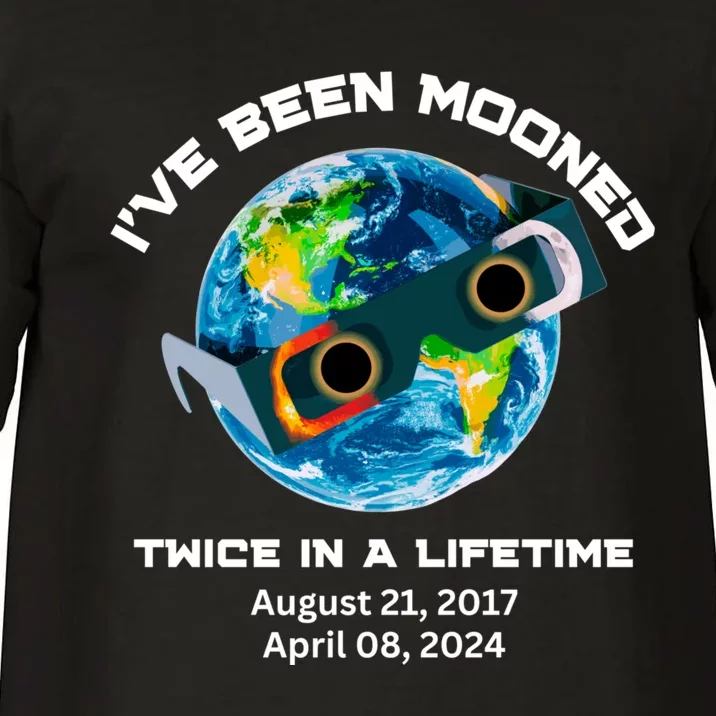 IVe Been Mooned Twice In A Lifetime Total Solar Eclipse Comfort Colors T-Shirt