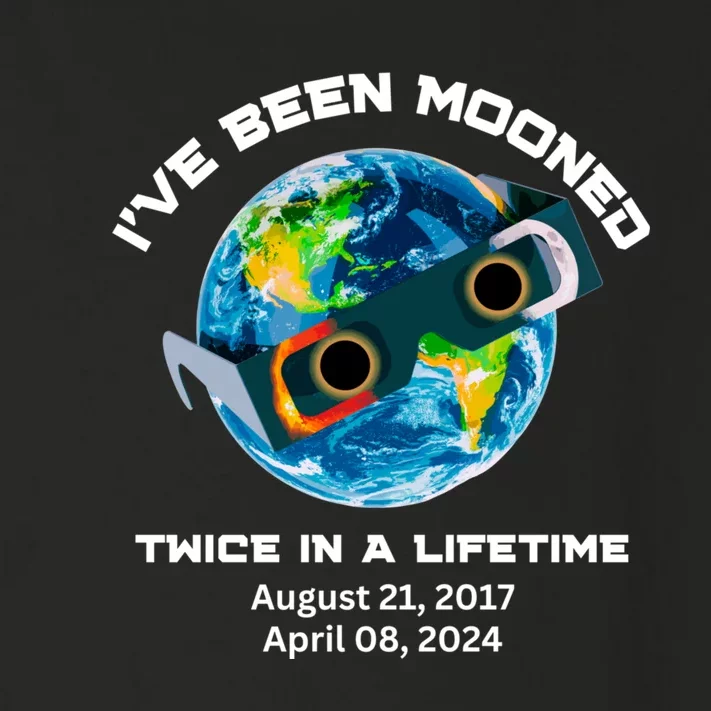 IVe Been Mooned Twice In A Lifetime Total Solar Eclipse Toddler Long Sleeve Shirt