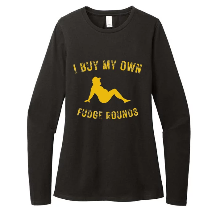 I Buy My Own Fudge Rounds Womens CVC Long Sleeve Shirt