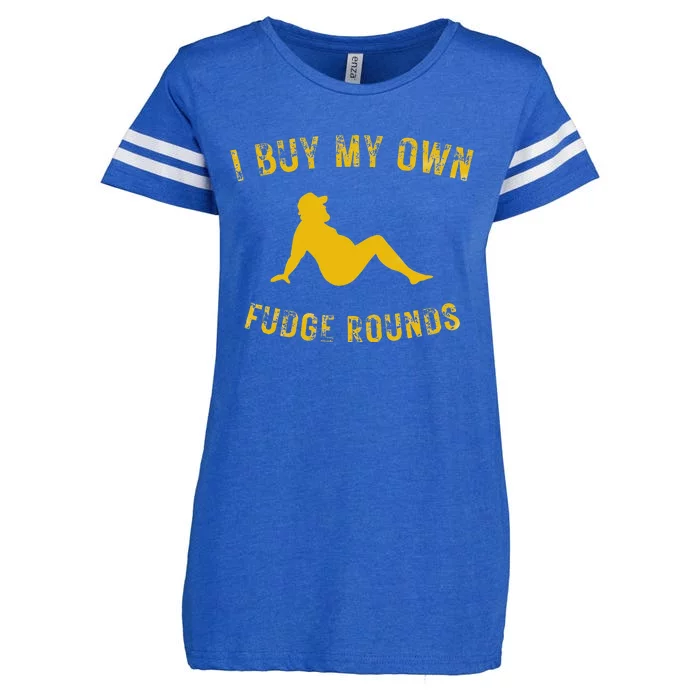 I Buy My Own Fudge Rounds Enza Ladies Jersey Football T-Shirt