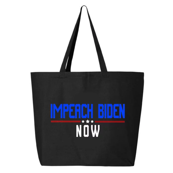 Impeach Biden Now Biden Disaster 25L Jumbo Tote