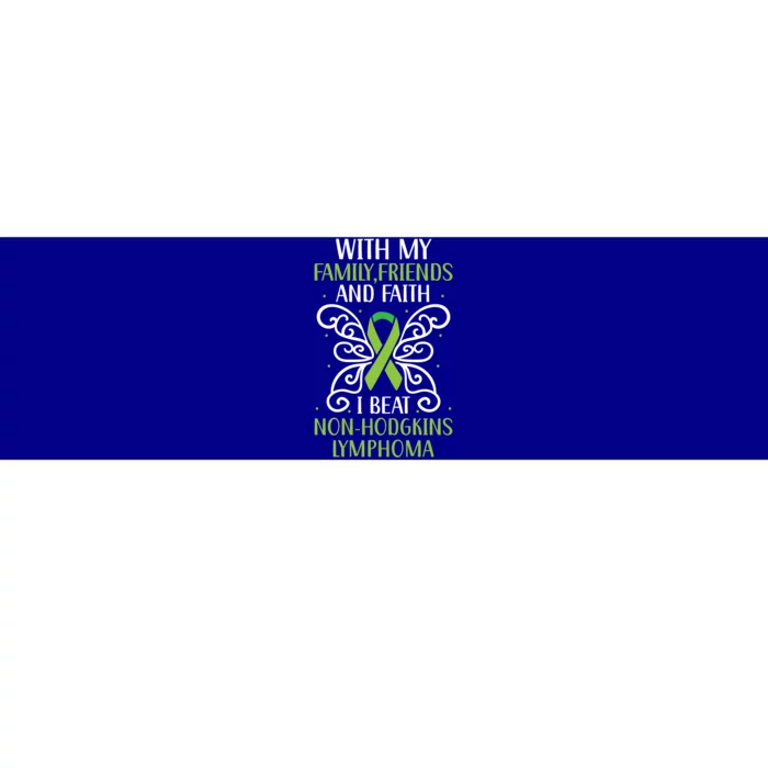 I Beat Noncute Gifthodgkin Lymphoma Survivor Cancer Warrior Great Gift Bumper Sticker