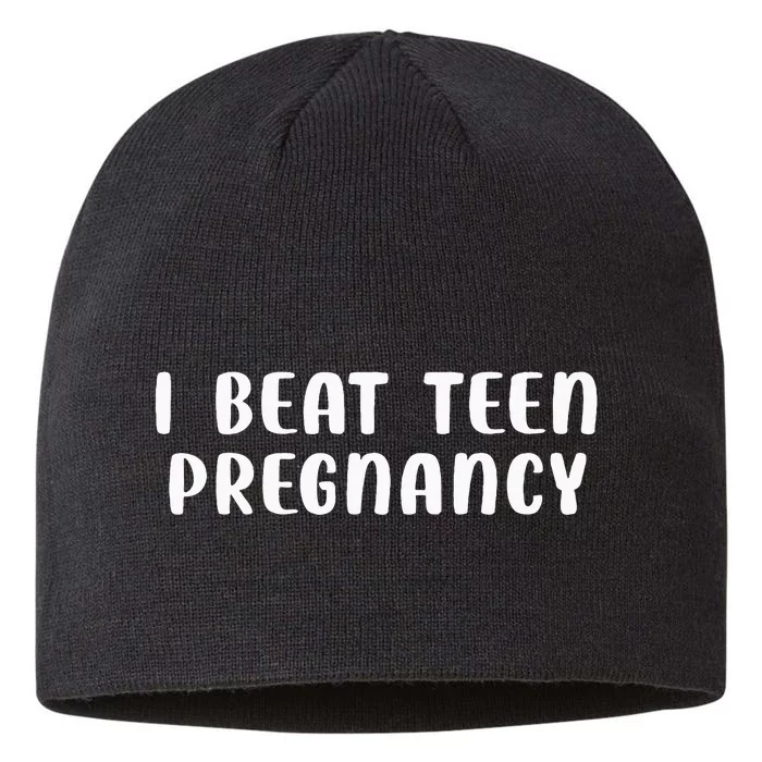 I Beat N Pregnancy N Pregnancy Prevention 8 1/2in Sustainable Knit Beanie