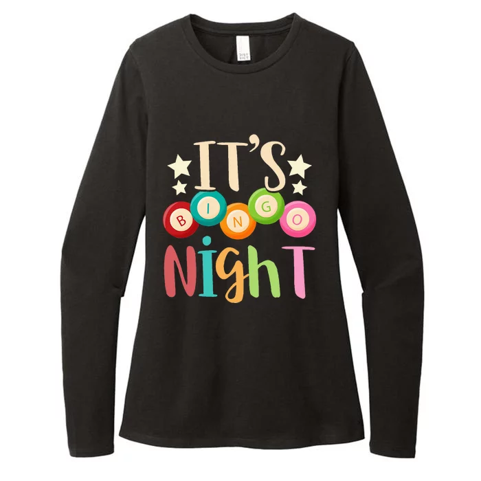 Its Bingo Night Bingo Player Gift Gambling Lottery Bingo Womens CVC Long Sleeve Shirt