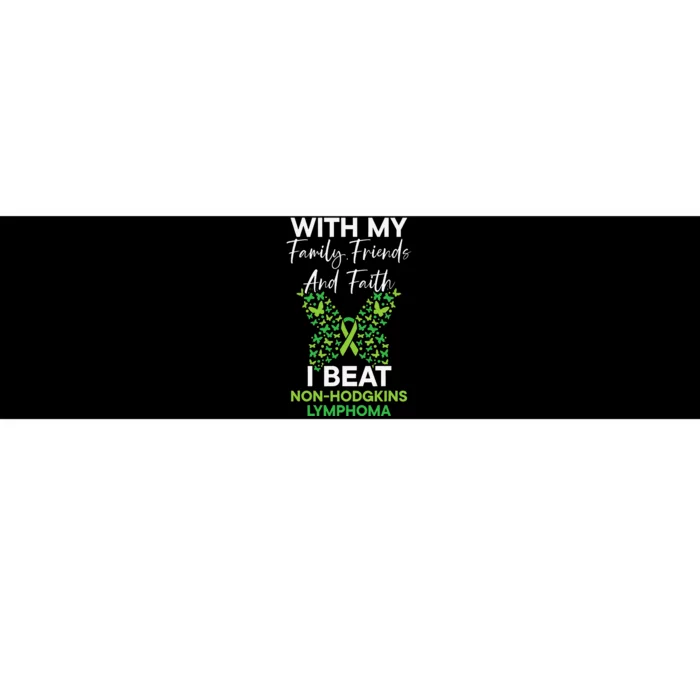 I Beat NonHodgkin Lymphoma Survivor Cancer Warrior Bumper Sticker