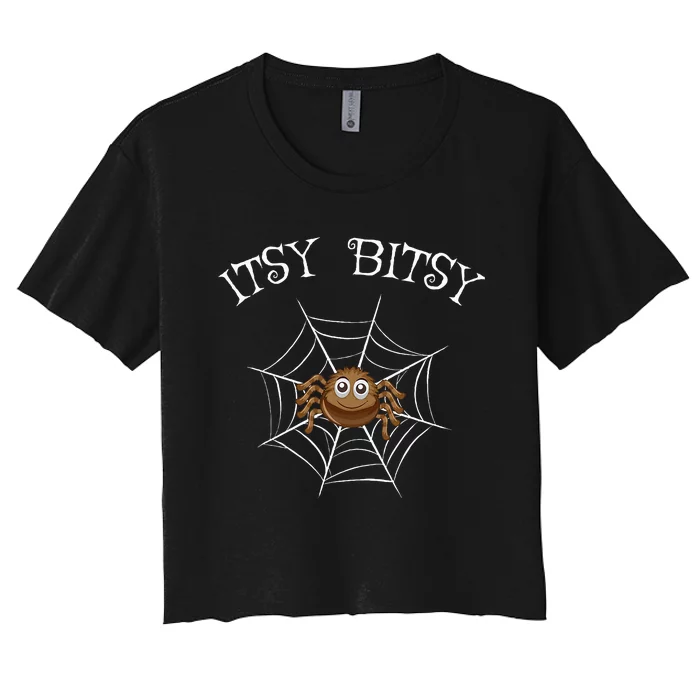 Itsy Bitsy Nursery Costumes Rhyme For Spider Women's Crop Top Tee