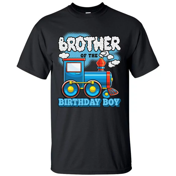 I'm Brother of the Birthday Train Birthday Party Supply Tall T-Shirt