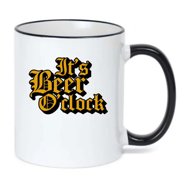 Its Beer O Clock Black Color Changing Mug