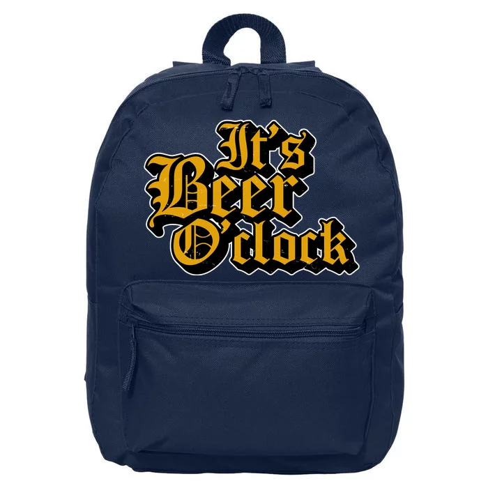 Its Beer O Clock 16 in Basic Backpack