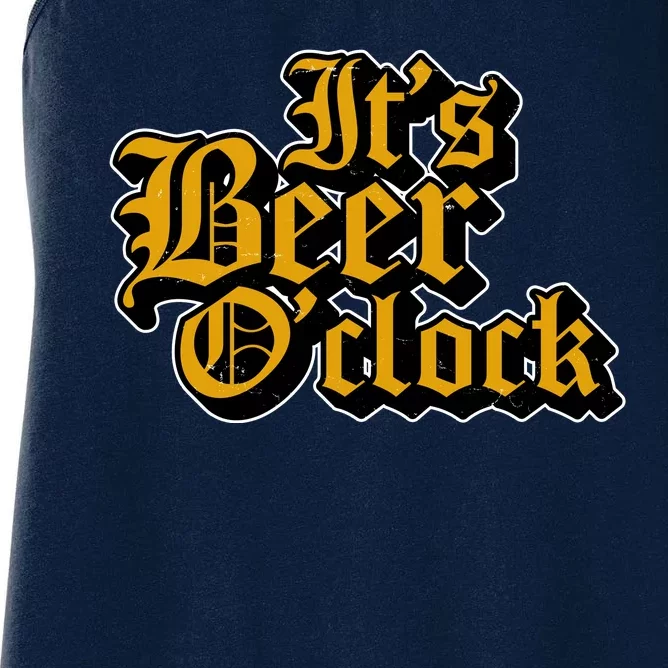 Its Beer O Clock Women's Racerback Tank