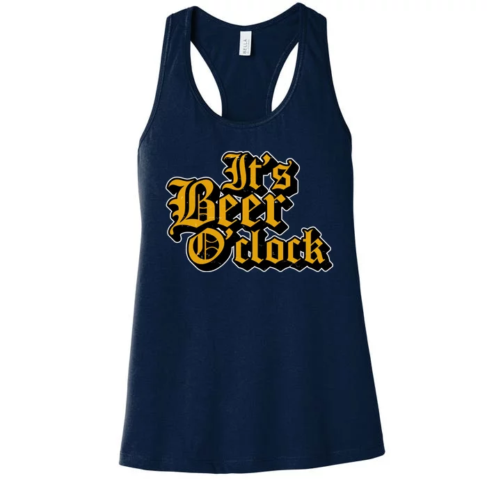 Its Beer O Clock Women's Racerback Tank