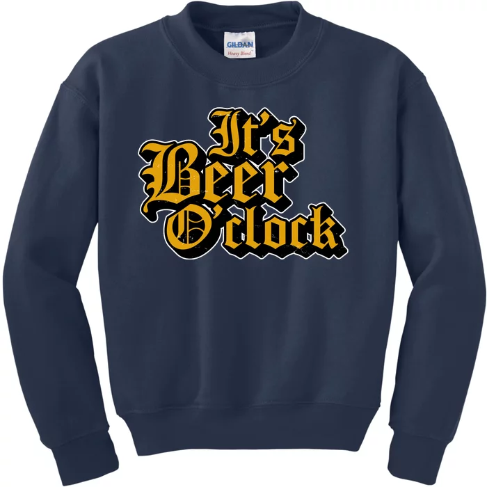 Its Beer O Clock Kids Sweatshirt