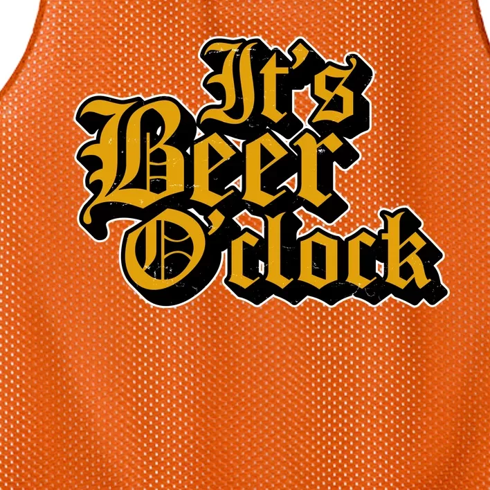 Its Beer O Clock Mesh Reversible Basketball Jersey Tank