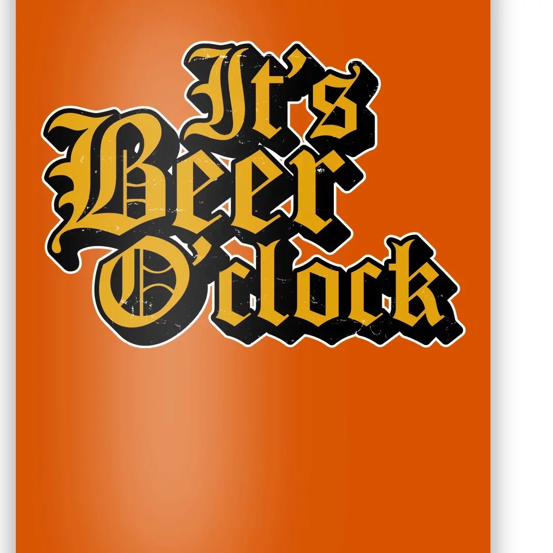 Its Beer O Clock Poster