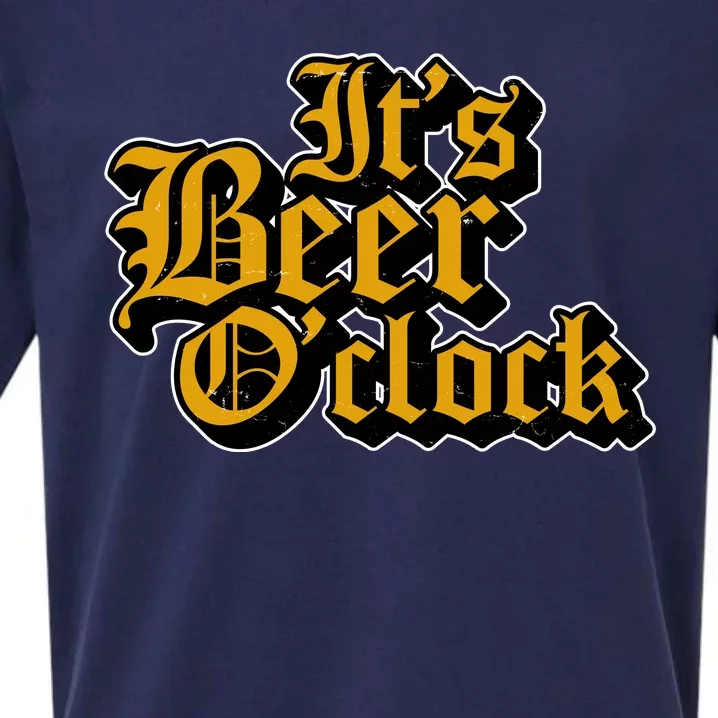 Its Beer O Clock Sueded Cloud Jersey T-Shirt