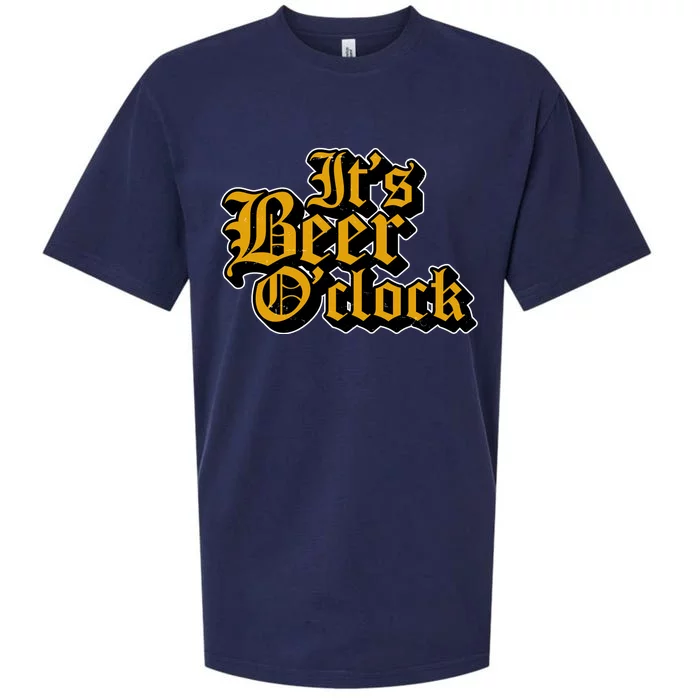 Its Beer O Clock Sueded Cloud Jersey T-Shirt