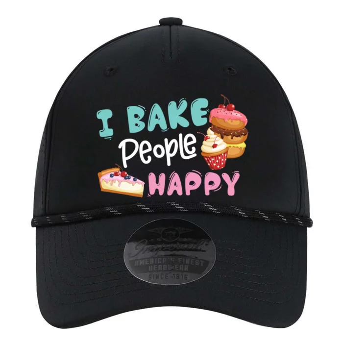 I Bake People Happy Baking Quote International ChefS Day Gift Performance The Dyno Cap