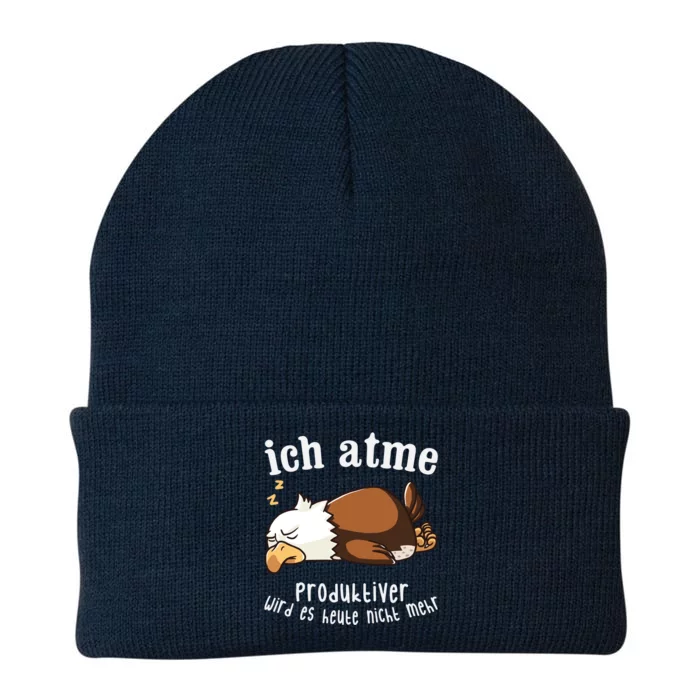 Ich Breathe Produktiv Will It Today Not More Eagle Eagle Gift Knit Cap Winter Beanie