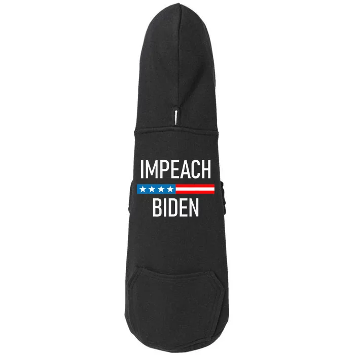 Impeach Biden - Remove Joe Biden From Office Doggie 3-End Fleece Hoodie