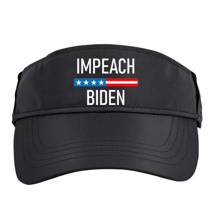 Impeach Biden - Remove Joe Biden From Office Adult Drive Performance Visor