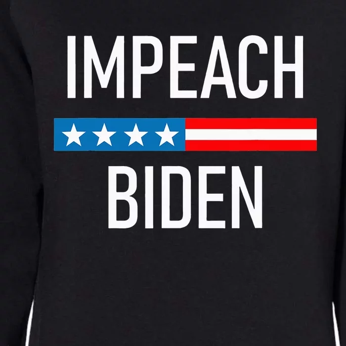 Impeach Biden - Remove Joe Biden From Office Womens California Wash Sweatshirt