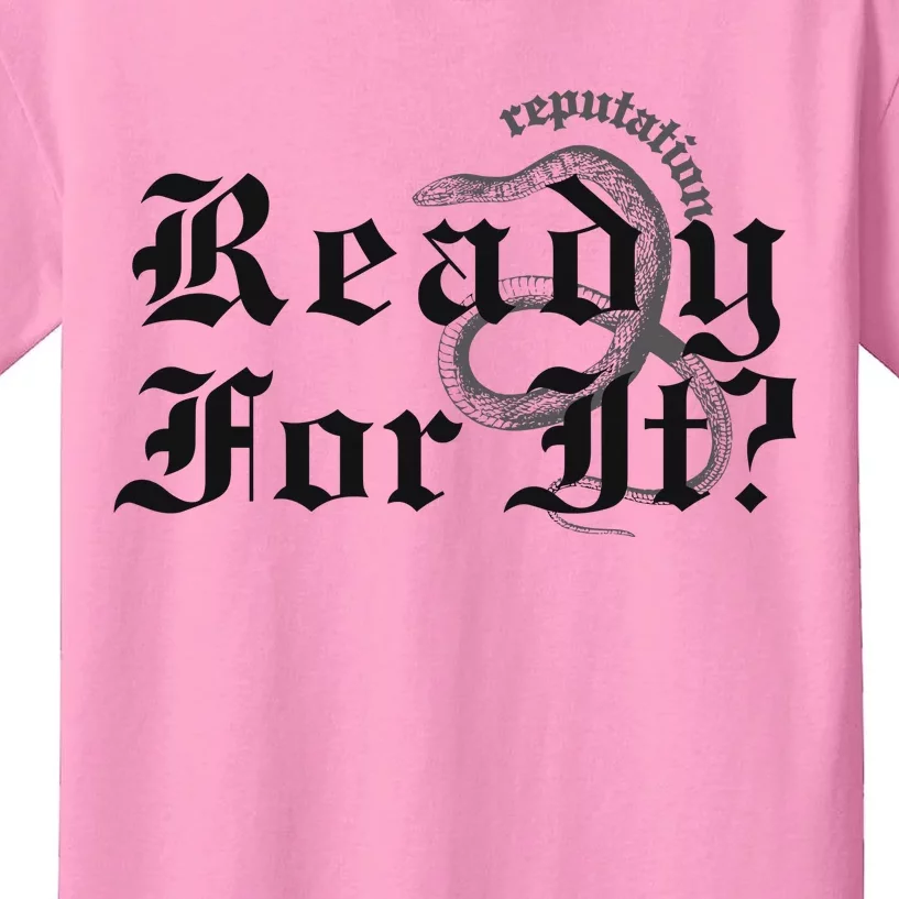 Inspired By Reputation Taylor Kids T-Shirt