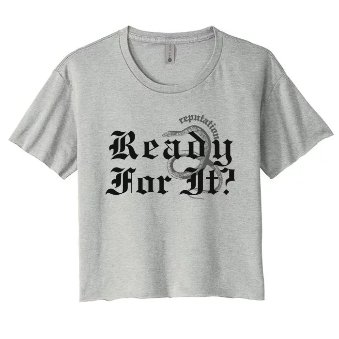 Inspired By Reputation Taylor Women's Crop Top Tee