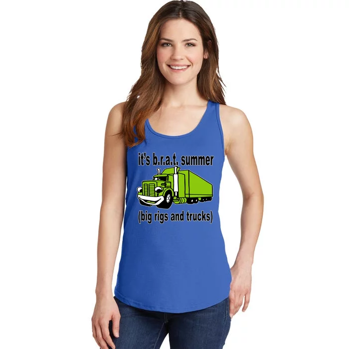 ItS Brat Summer Big Rigs And Trucks Ladies Essential Tank