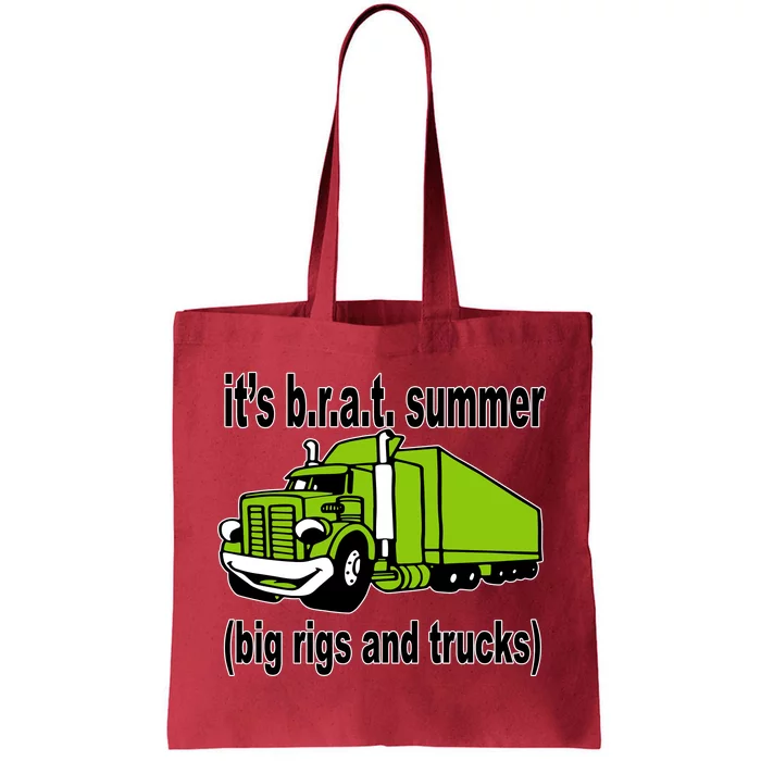 ItS Brat Summer Big Rigs And Trucks Tote Bag